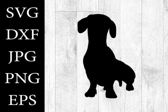 Dachshund Silhouette SVG Dachshund Dog