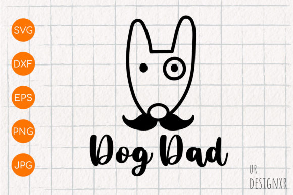 Dog Dad Cutfile SVG Design