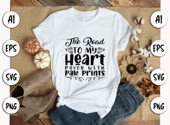 Dog Typography SVG T-Shirt Design