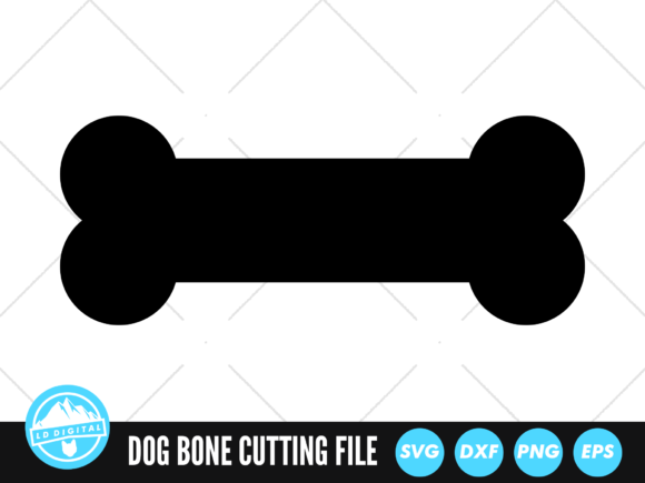 Embroidery Design Review: Dog Bone SVG Files Dog Bone Silhouette