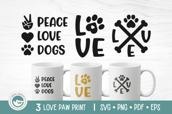 Love Paw Print