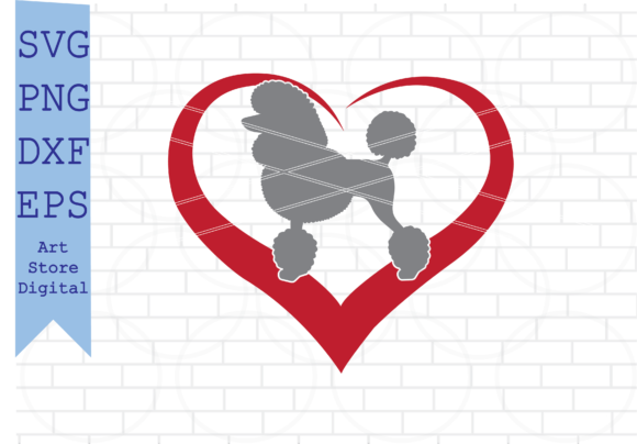 Poodle Heart Svg