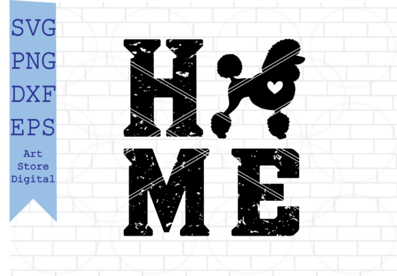 Poodle Home Svg