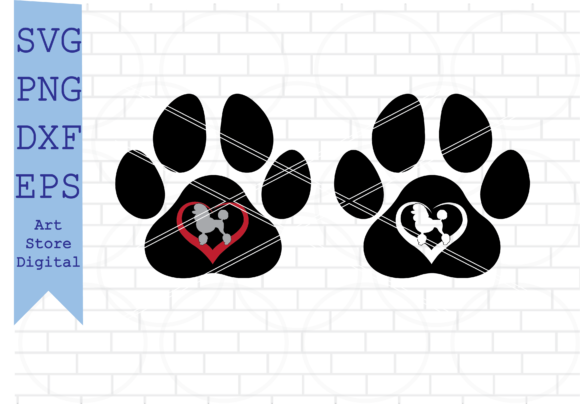 Poodle Paw Svg