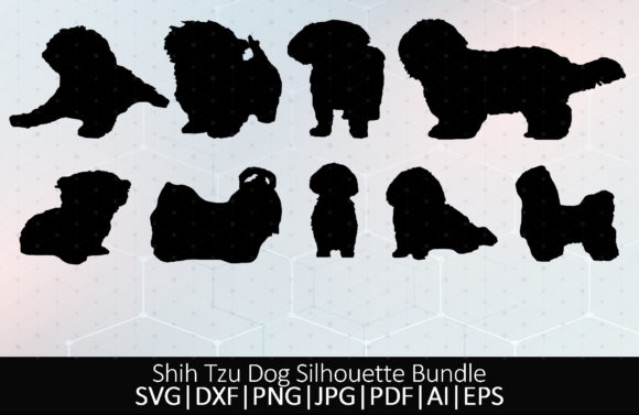 Shih Tzu Dog Silhouette